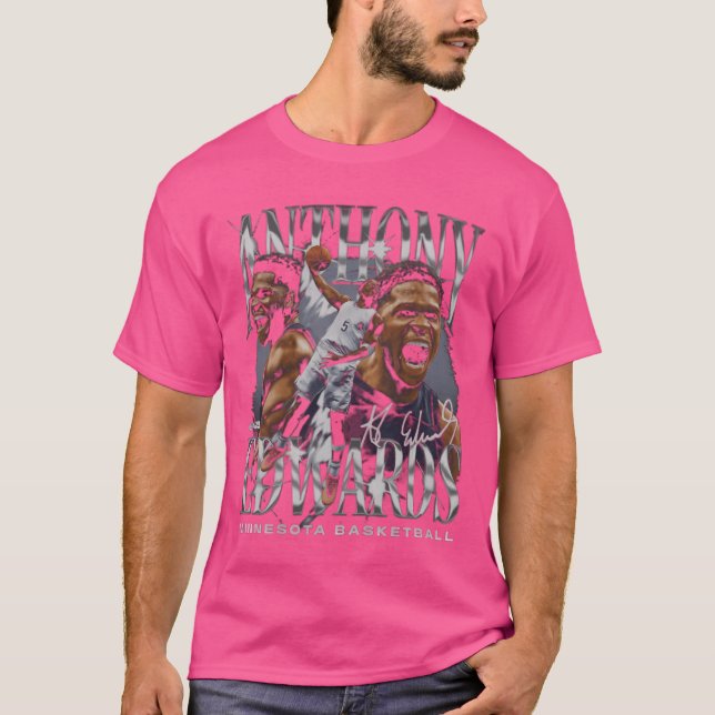 Camiseta Anthony Edwards Minnesota Vintage (Frente)