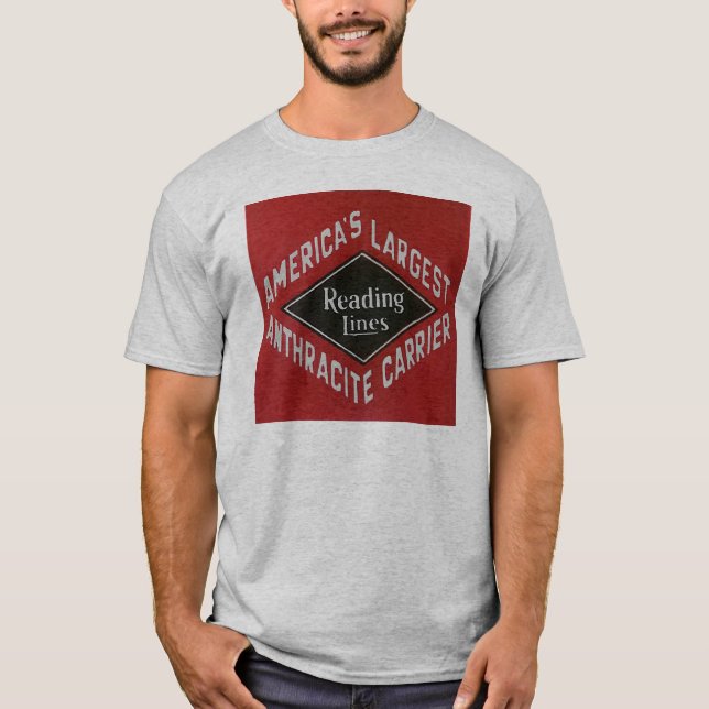 Camiseta Anthracite,    transportado pela ferrovia de Leitu (Frente)
