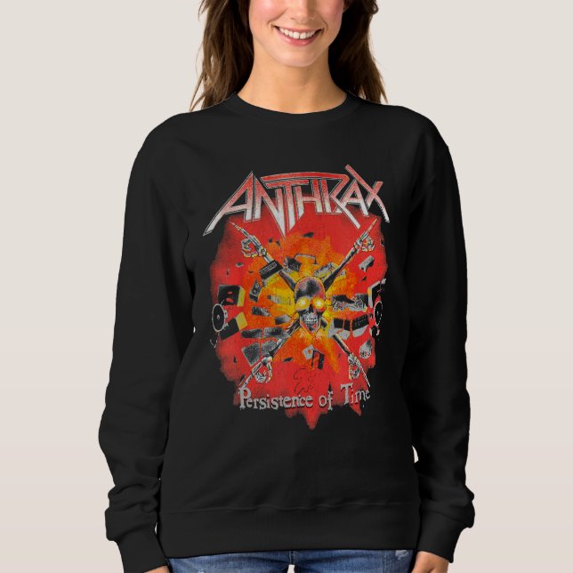 Camiseta Anthrax u2013 Persistence Crossbones (Frente)