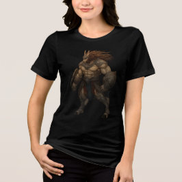 Camiseta Anthro Warrior Beast in Battle Armor