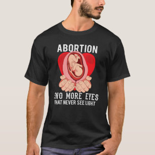 Camiseta Anti-Aborto Pró-Vida Escolha Interromper Vidas Por