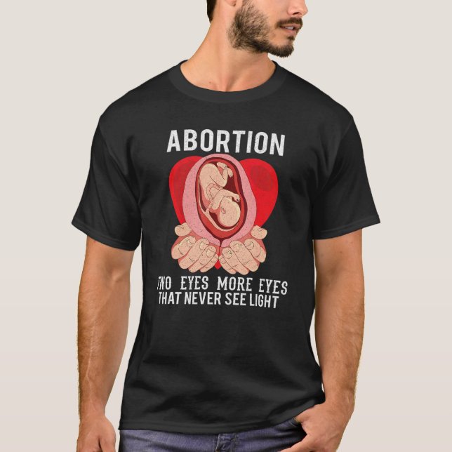 Camiseta Anti-Aborto Pró-Vida Escolha Interromper Vidas Por (Frente)