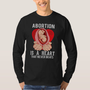 Camiseta Anti-Aborto Pró-Vida Escolha Interromper Vidas Por