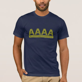 Camiseta Anti associação do acrônimo de América