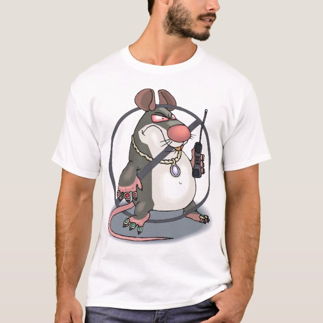 Camiseta Anti-Bufo nenhum tanque do basquetebol dos ratos (Frente)