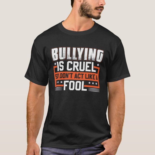 Camiseta Anti Bully Unity Day Anti Bullying (Frente)