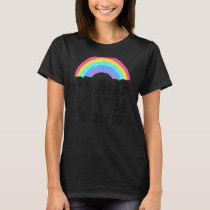 Camiseta Anti-bullying Rainbow Peace Hippie Peace Love & Ki