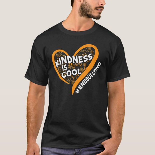 Camiseta Anti Bullying Unity Day Month Kindness Is Cool End (Frente)