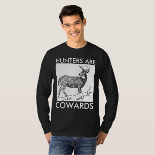 CAMISETA ANTI CAÇADORES, CAÇADORES SÃO COVARIAS