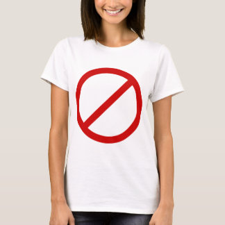 Camiseta Anti círculo do modelo com modelo do corte