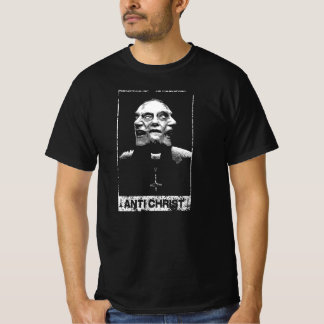 CAMISETA ANTI-CRISTO, QUEIMAR A GARANTIA SATÂNICA DO PRIEST