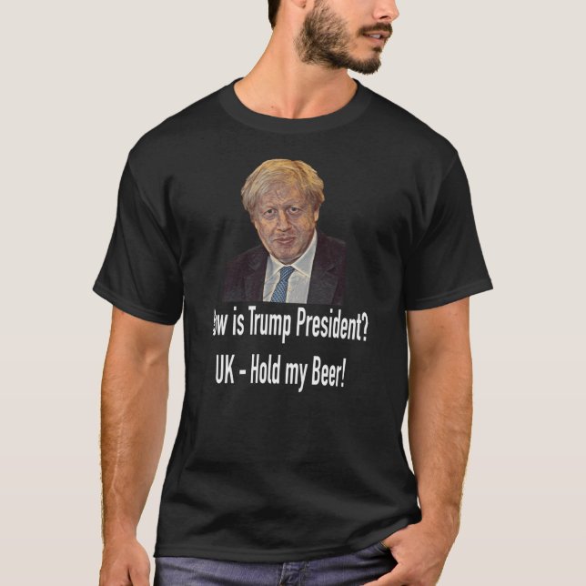 Camiseta Anti design de Boris Johnson (Frente)