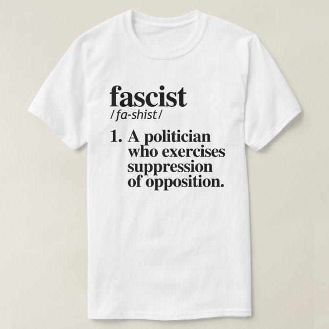 Camiseta Anti-fascismo (Frente do Design)