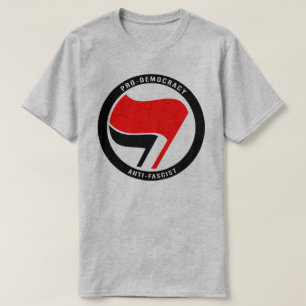 Camiseta Anti-fascismo pró-democracia