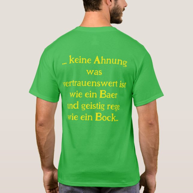 Camiseta Anti Grüne Spruch (Verso)