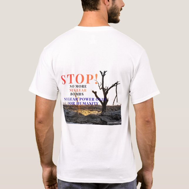 Camiseta anti guerra (Verso)