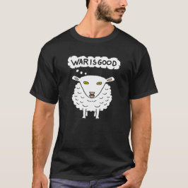 Camiseta Anti-Guerra - A Guerra é o Bom Ovelha