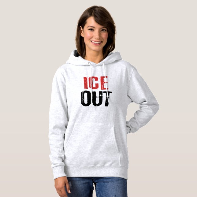 Camiseta Anti ICE Out Political Activism Protest (Frente Completa)