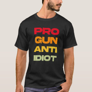 Camiseta Anti-Idiota De Arma Pro 5
