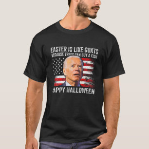 Camiseta Anti Joe Biden Feliz Halloween 4 De Julho
