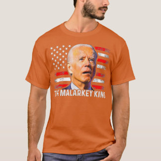 Camiseta Anti Joe Biden O Rei Malarkey Pro Trump Ultra M