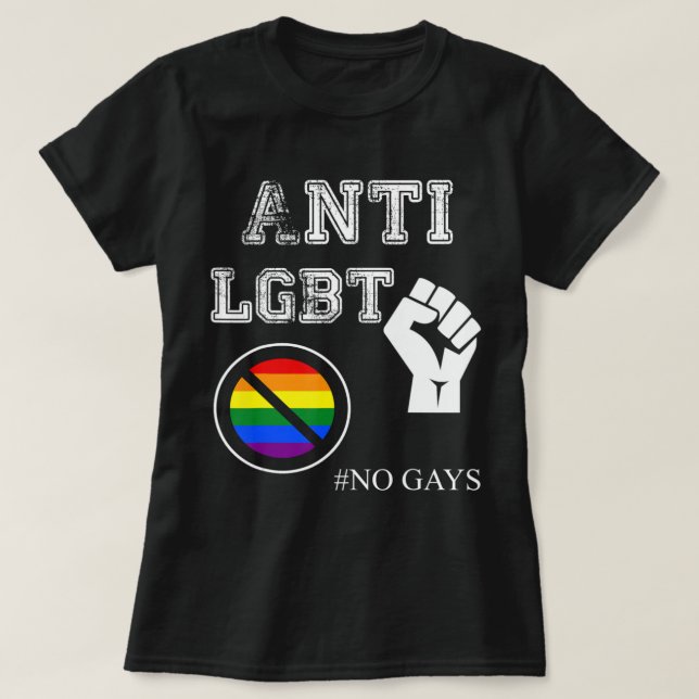 Camiseta Anti-Lgbt E Mulheres Sem Gay.png (Frente do Design)
