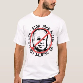 Camiseta Anti-McCain círculo