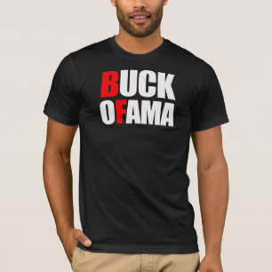 Camiseta Anti-Obama - branco do FANFARRÃO OFAMA 2