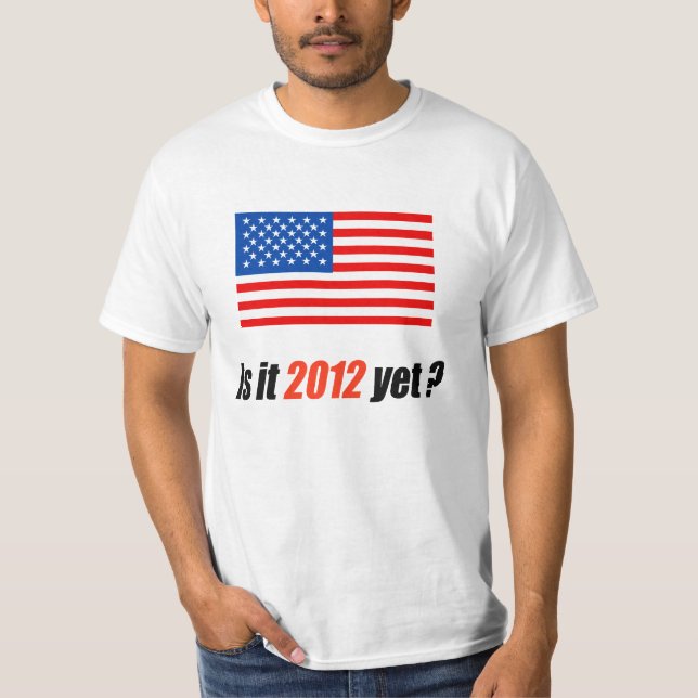 Camiseta Anti-Obama Bumpersticker - 2012 ainda (Frente)