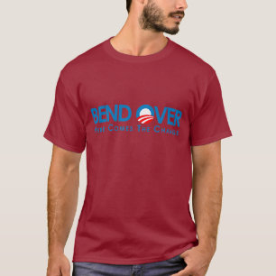 Camiseta Anti-Obama - curvatura sobre para a mudança