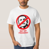 Anti-Obama - não meu presidente