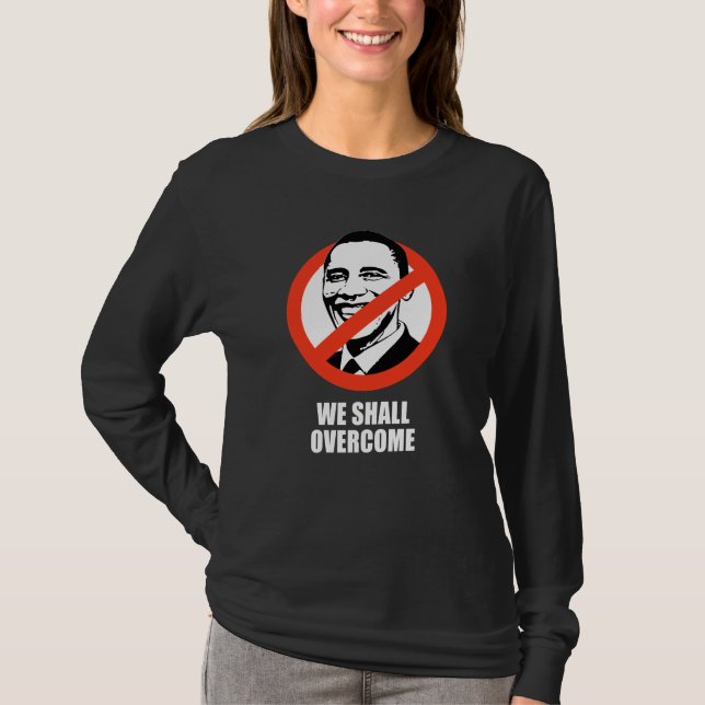 Camiseta ANTI-OBAMA- nós superaremos (Frente)