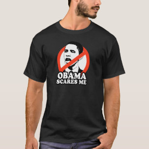 CAMISETA ANTI-OBAMA/SUSTOS DE OBAMA MIM