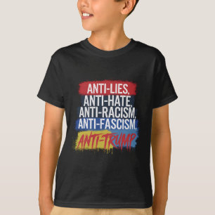 Camiseta Anti Ódio Mentiras Racismo Fascismo Resistir Prote