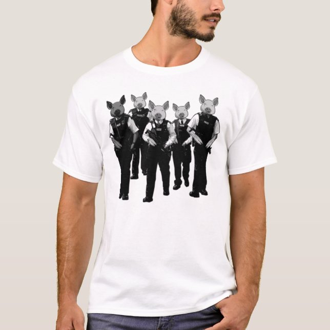 Camiseta Anti polícia britânica (Frente)