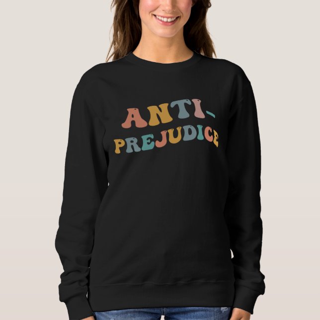 Camiseta Anti Prejudice No Racism Stop Hate Equality All Hu (Frente)