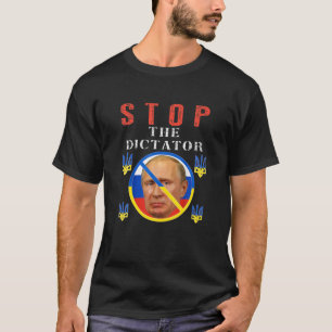 Camiseta Anti-Putin, Putin Ucrânia Orgulho Livre