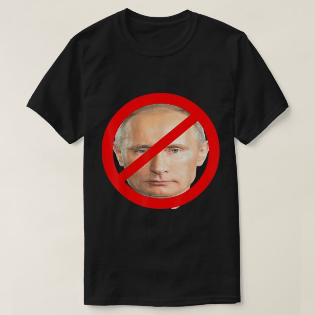 Camiseta Anti-Putz Rússia Pro Ucrânia, Apoio à Liberdade Uk (Frente do Design)