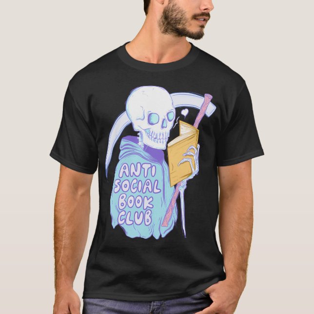 Camiseta Anti Social Book Club (Frente)