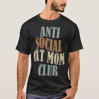 Camiseta Anti Social Cat Mãe Club 4