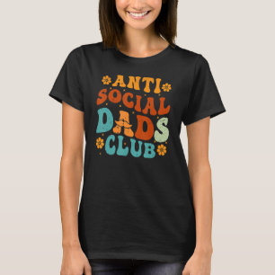 Camiseta Anti Social Pais Club Retro Funny Pai Pais