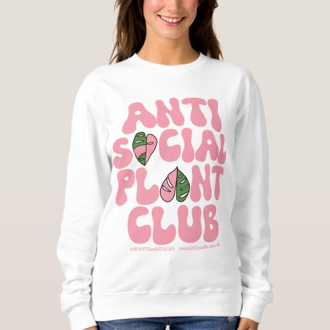 Camiseta Anti Social Plant Club - Plantas De Camisolas (Frente)