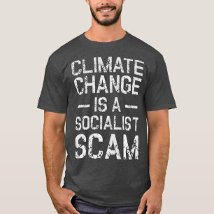 Camiseta Anti-Socialismo contra as alterações climáticas