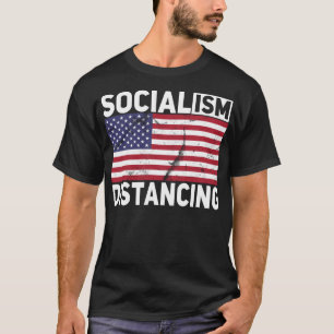 Camiseta Anti-Socialismo Engraçado Político Contra Socialis