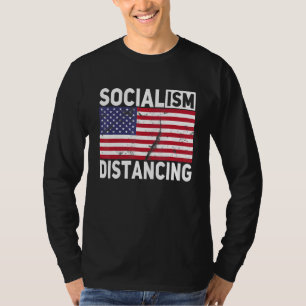 Camiseta Anti-Socialismo Memorial Político Distância Social