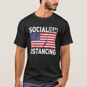 Camiseta Anti-Socialismo Memorial Político Distância Social