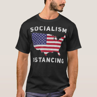 Camiseta Anti-Socialismo Política EUA Bandeira Socialismo n