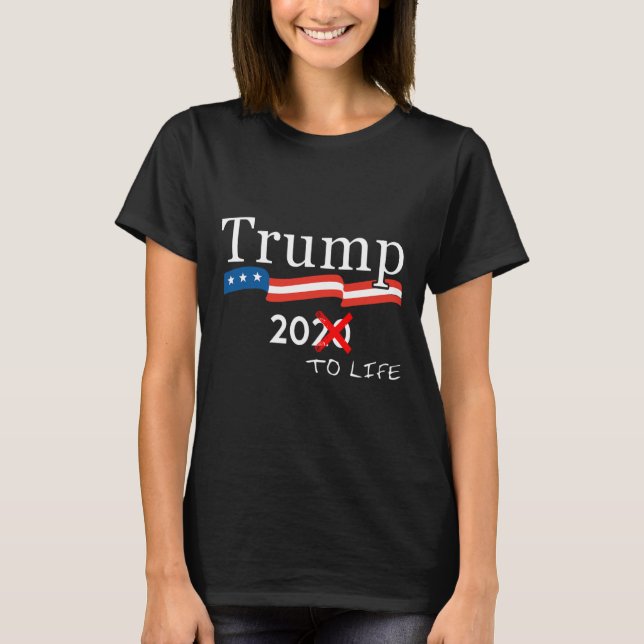 Camiseta Anti-trump 20 Para a Vida  (Frente)