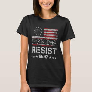 Camiseta Anti Trump 8647 Resistir Impugnar Trump Impugnar 4