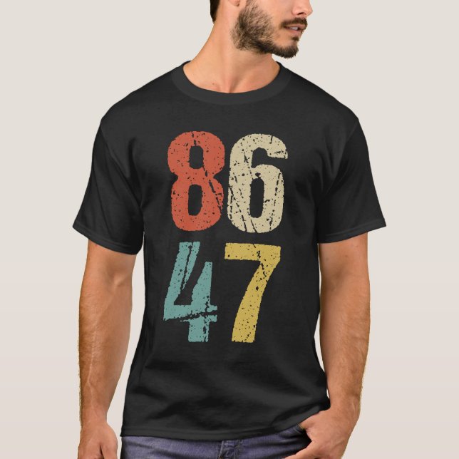 Camiseta Anti-Trump - 86 47 I (Frente)